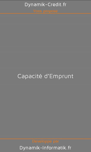 Capacité d'Emprunt