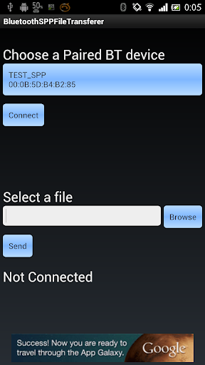 Bluetooth SPP File Transferer