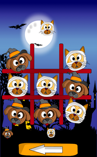 【免費棋類遊戲App】Cat Dog Toe Halloween-APP點子