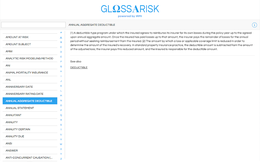 Glossarisk Screen 2