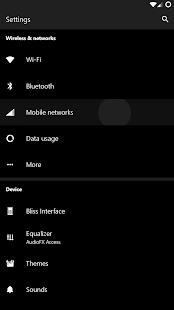 Material escuro - CM12 Tema UI - ecrã do thumbnail