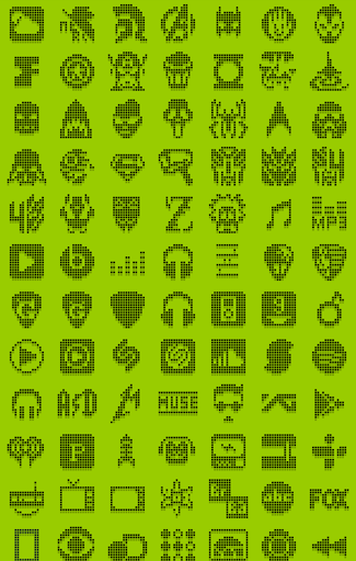 【免費個人化App】1-BIT BLACK Icon Theme-APP點子