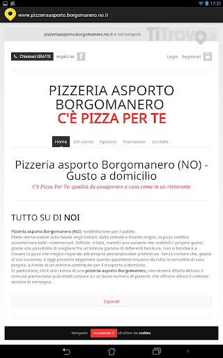 Pizzeria asporto Borgomanero