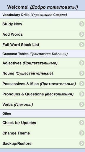 Russian Grammar and Vocabulary
