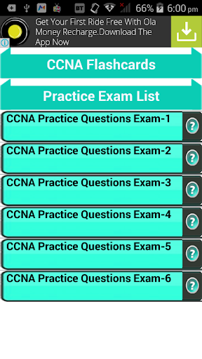 CCNA FLASH CARDS