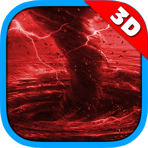 Tornado 3D RED Live Wallpaper 個人化 App LOGO-APP開箱王