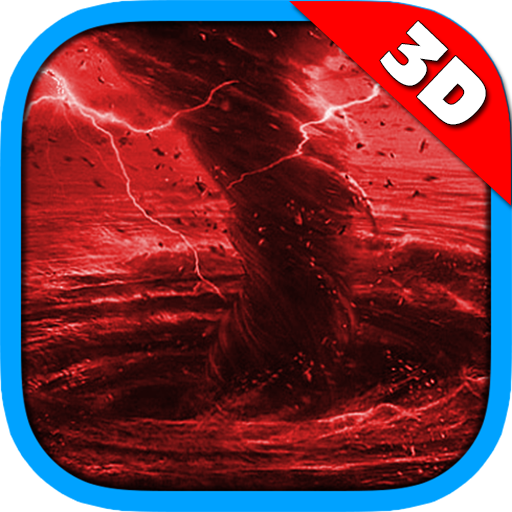 Tornado 3D RED Live Wallpaper LOGO-APP點子