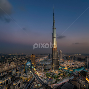 Burj khalifa 2  by Wael Onsy - City,  Street & Park Street Scenes