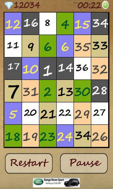 Tap The Numbers Ads Free Screen 2