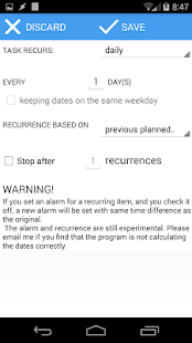 TaskCoach for Android Screenshots 6