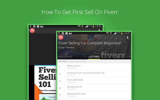 【免費教育App】Fiverr Gig Selling Course-APP點子