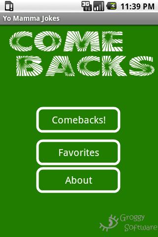 Comebacks Screen 1