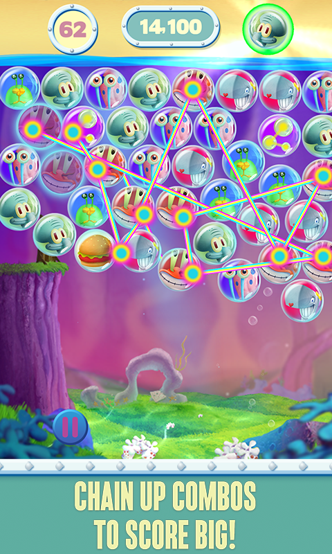 SpongeBob Bubble Party Screen 2