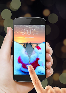 download Santa Claus Zipper Lock free