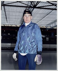 Dries ter Wal op de kunstijsbaan