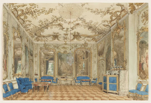 Concert Room of Sanssouci Palace, Potsdam, Germany