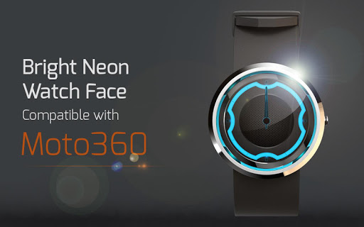 Bright Neon Watch Face