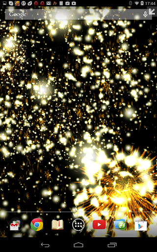 Christmas Fireworks Wallpaper