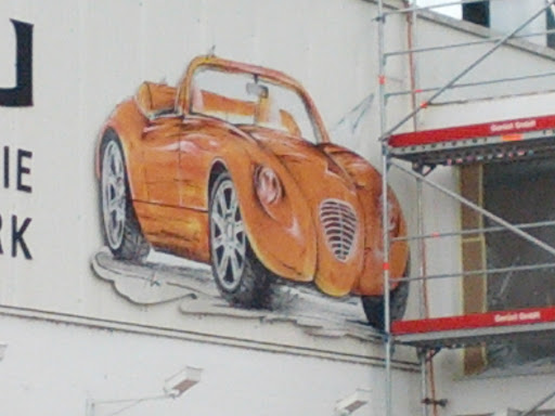 Wall Graffiti Car 