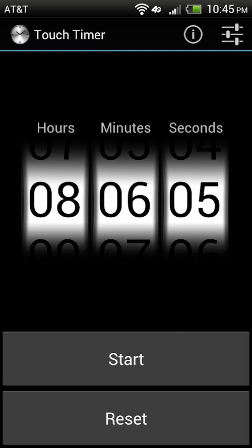 Android application Timer + screenshort