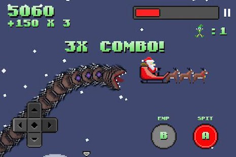 How to mod Super Mega Worm Vs Santa Saga 1.1.2 apk for bluestacks