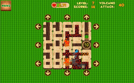 【免費街機App】Unblock Maze (Volcano Attack)-APP點子