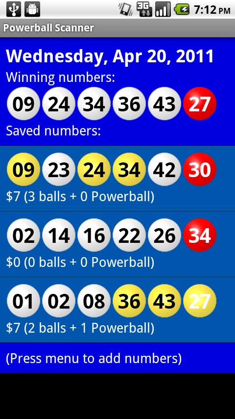 3 Numbers In Powerball Australia