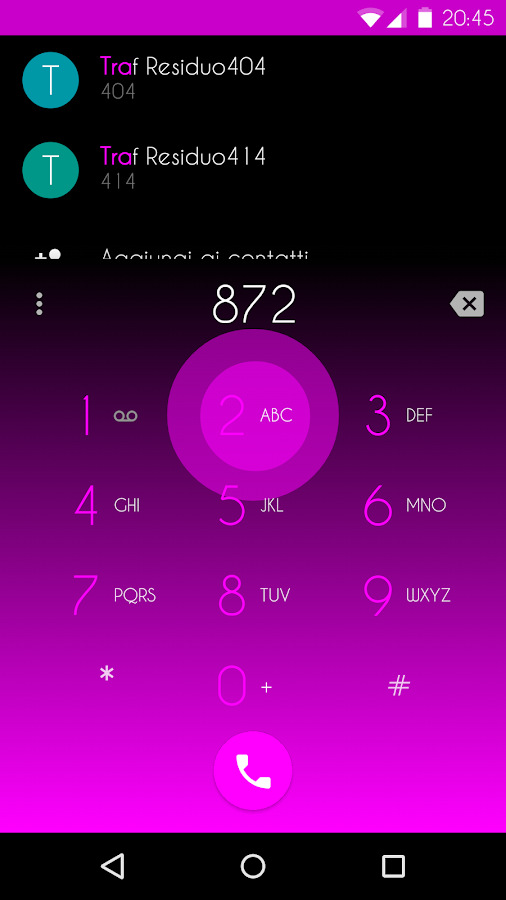 Magenta Shade - CM12 Theme - screenshot