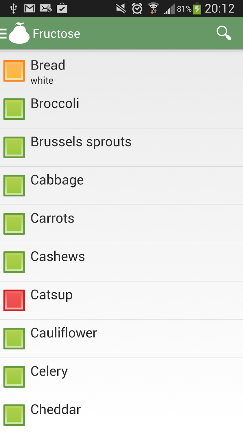 Fructose Screen 2