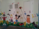 Children & Sports Mural at Blk486D