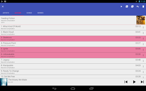 GoneMAD Music Player (Trial) Screenshot