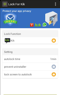 Lock For Kik