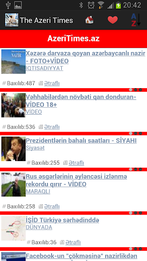 【免費新聞App】Azərbaycan Qəzetlər və xəbər-APP點子