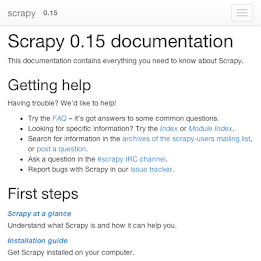 python scrapy doc poster 3
