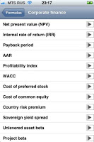 Captura de pantalla de All financial formulas free APK #2