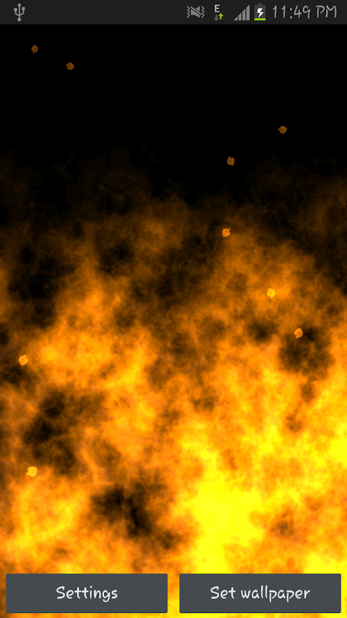 Android application Flames HD Live Wallpaper Free screenshort