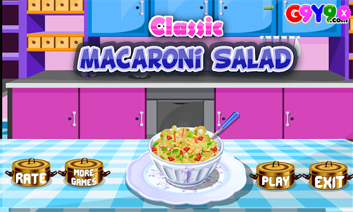 macaroni salad cooking games