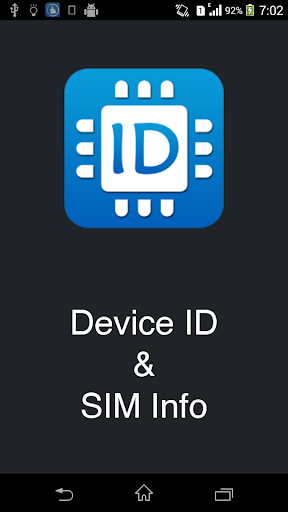 Device ID SIM Info