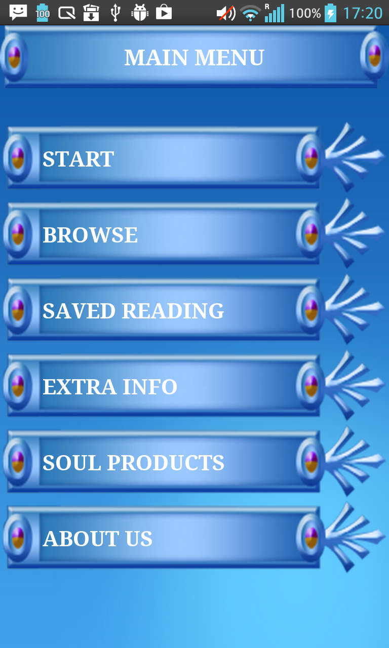 My Oracle Cards Screen 2