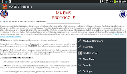 MA EMS Protocols poster 20
