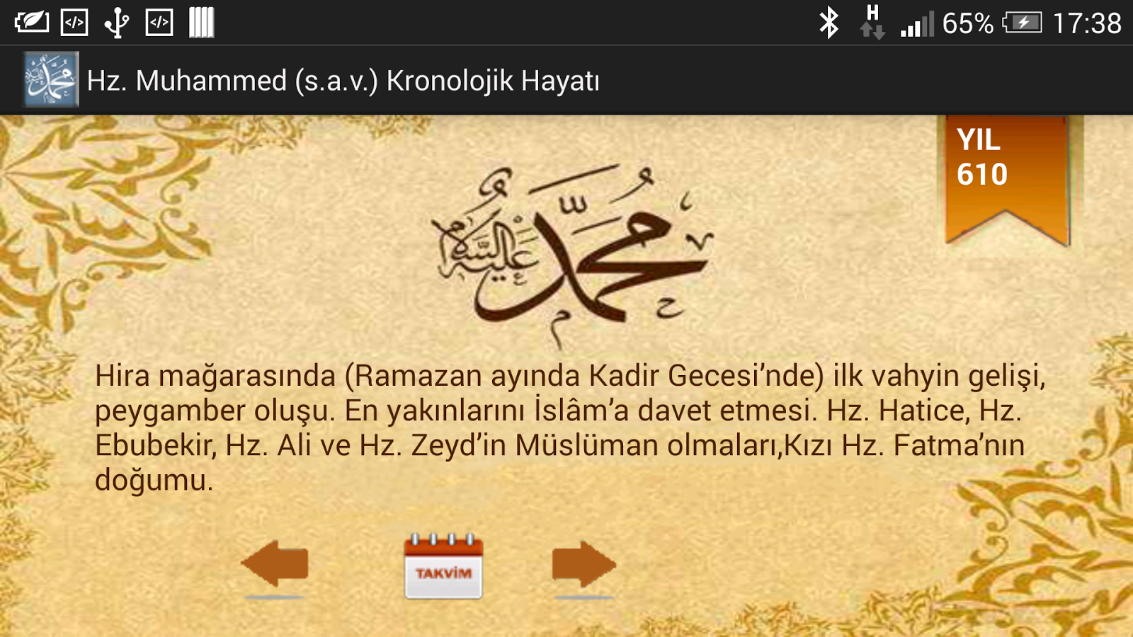 Hz Muhammed Kronolojik Hayatı - Apl Android di Google Play