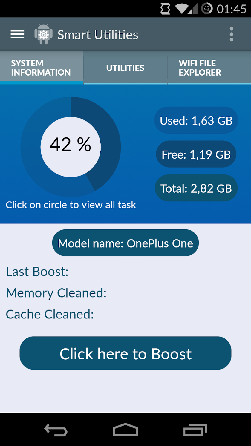 Smart Utilities Screen 1