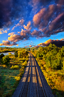 Riding Into Fall by Phil Koch -  
