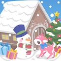 snow dream♪cute christmas(FREE logo