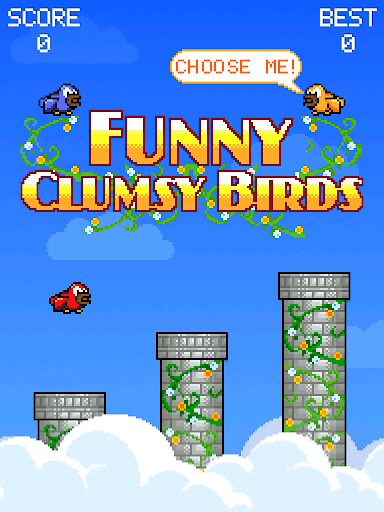 Funny Clumsy Birds