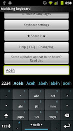 Acèh Keyboard Plugin poster 2