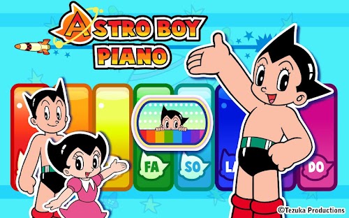 Android application Astro Boy Piano Lite screenshort