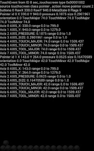 Input events logger