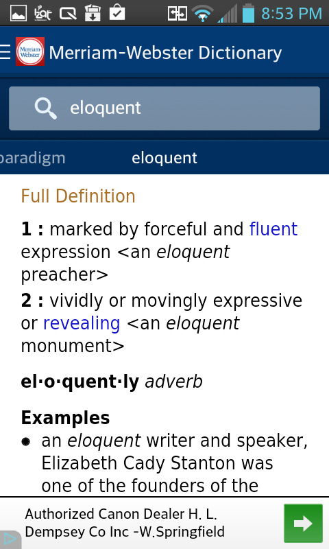Dictionary - Merriam-Webster - screenshot
