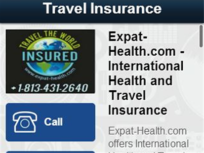 Travel Insurance Screenshots 1